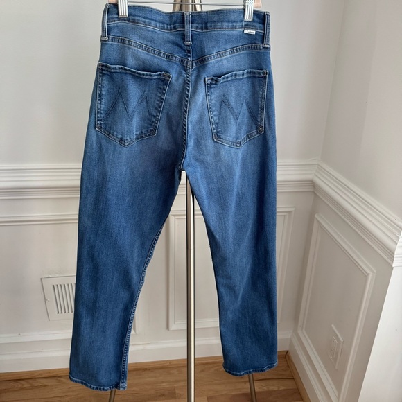 MOTHER The Mid Rise Rider Ankle Lhasa Love Wash Size 28 - Picture 5 of 8